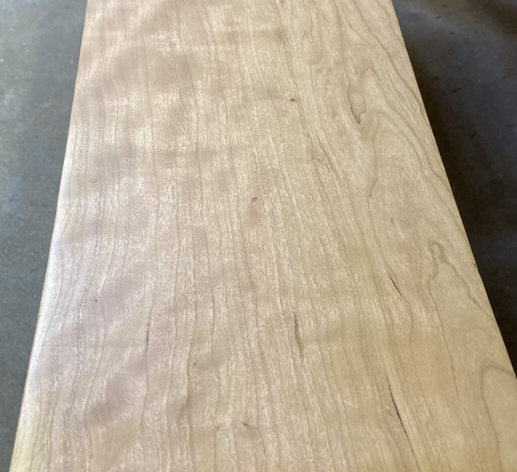 cherry wood custom stool