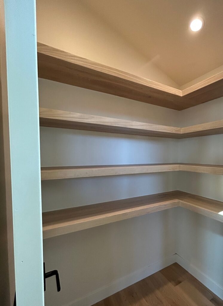 custom pantry shelving